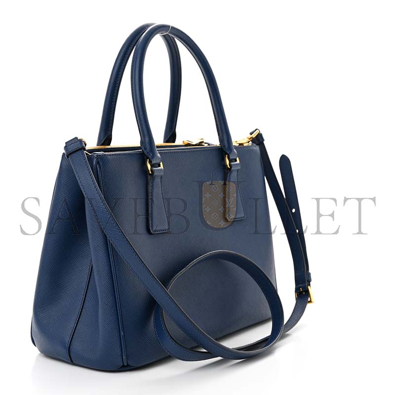 Pra*a medium galleria saffiano leather bag 1ba863 (28*19.5*12cm)